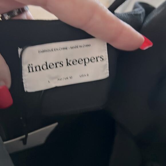 NWT $220 FINDERS KEEPERS Australia SLIP DRESS Emily black US 8 (M) - Picture 7 of 10